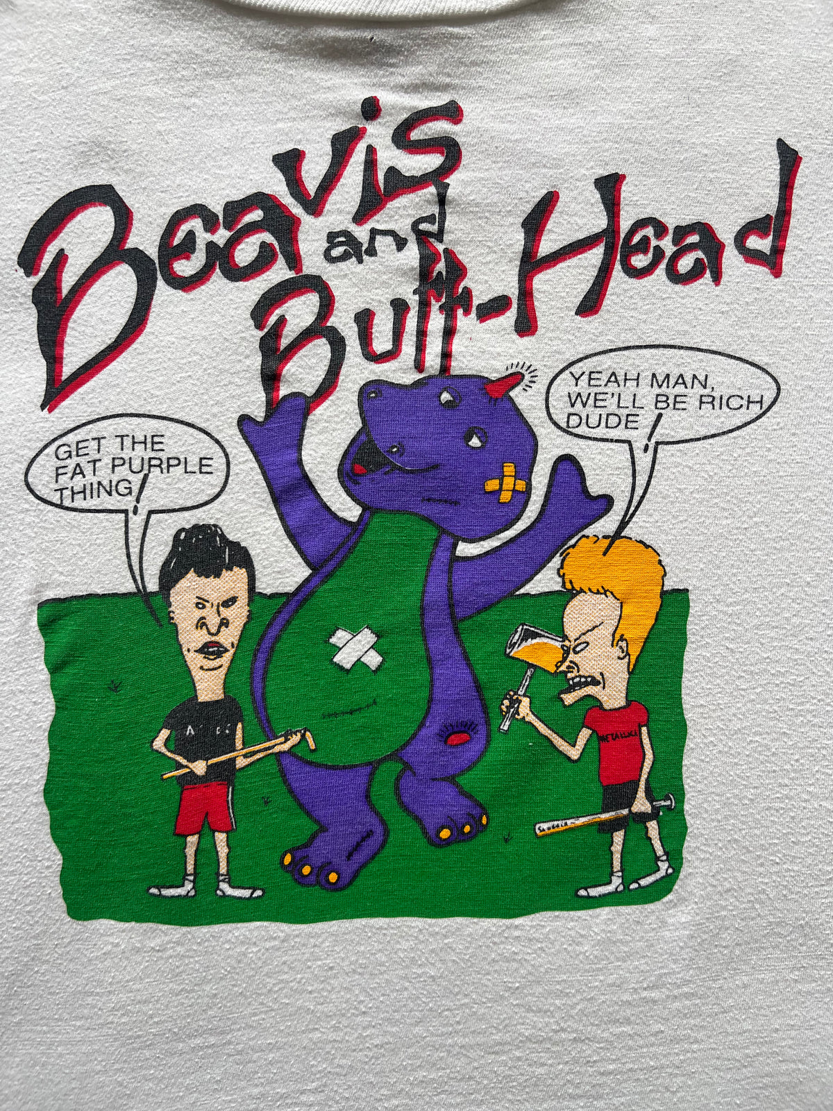 90s Beavis And Butt-Head ‘Barney’ Shirt