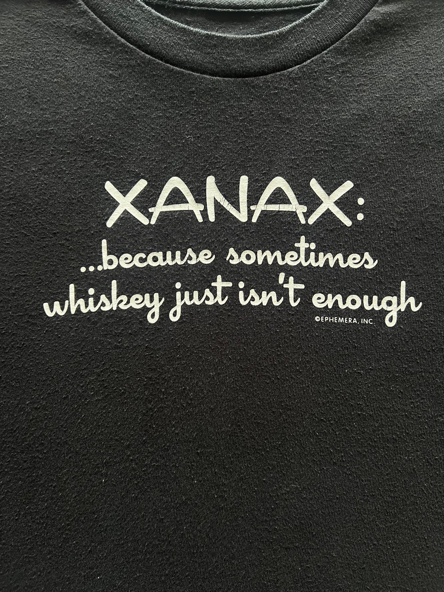 Y2K Xanax ‘Whiskey Isn’t Enough’ Shirt