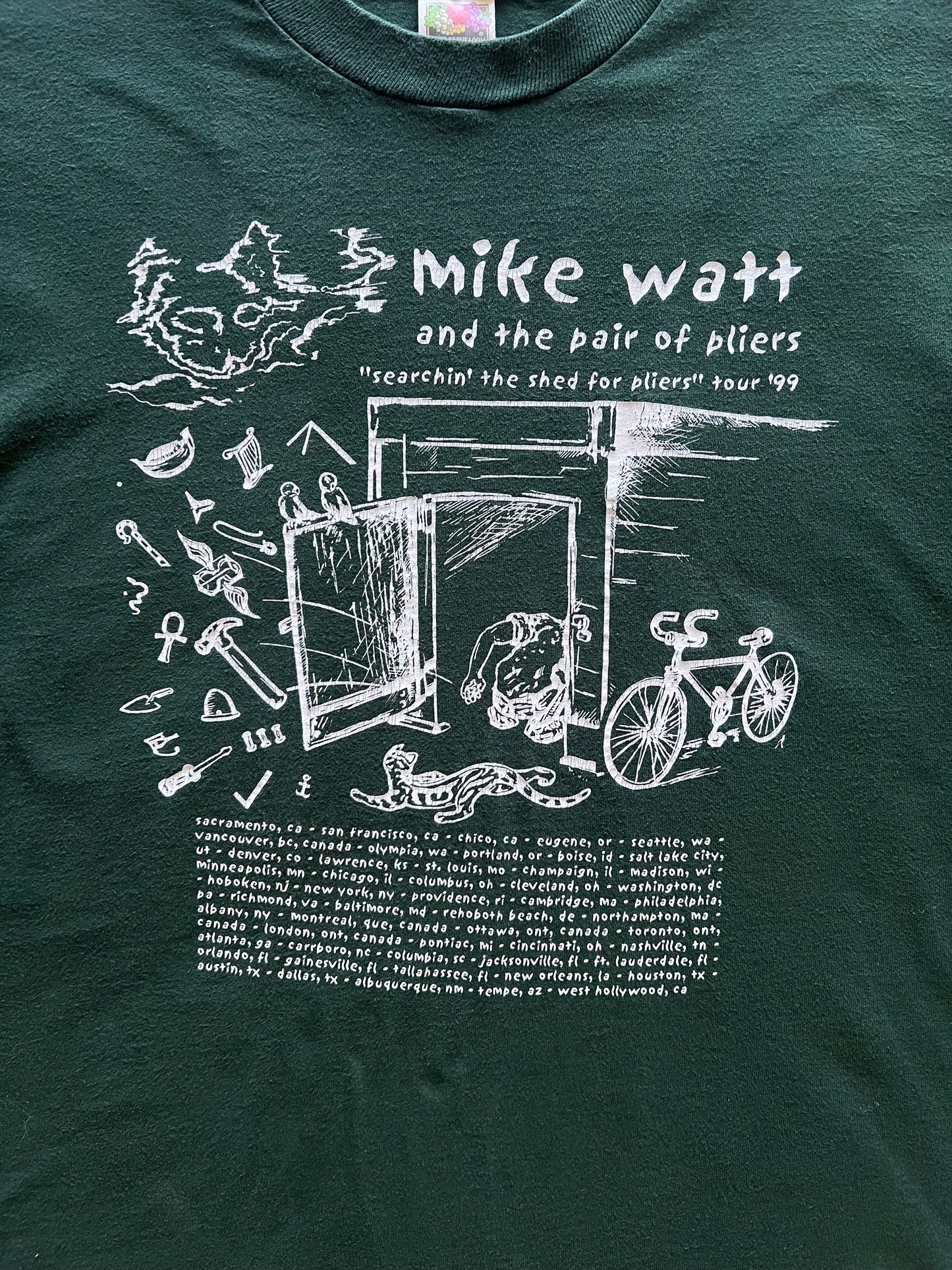 1999 Mike Watt Tour Shirt