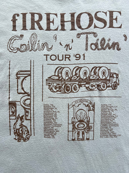 1991 fIREHOSE ‘Coilin N Toilin Tour’ Shirt