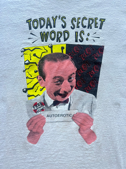 90s Pee Wee Herman ‘Secret Word’ Shirt