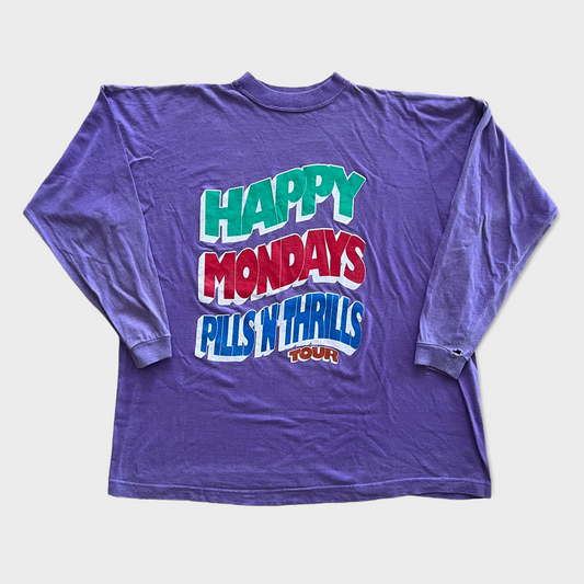 1991 Happy Mondays ‘Pills ‘N Thrills Tour’ Long Sleeve