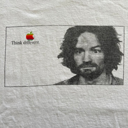 90s Charles Manson / Apple ‘Think Different’ Tee