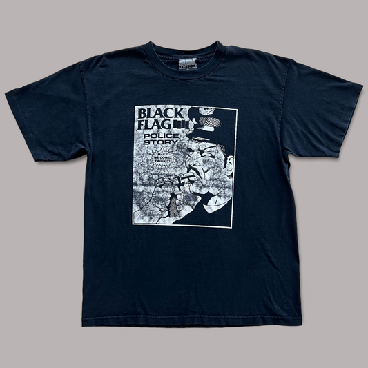 90s Black Flag ‘Police Story’ Tee